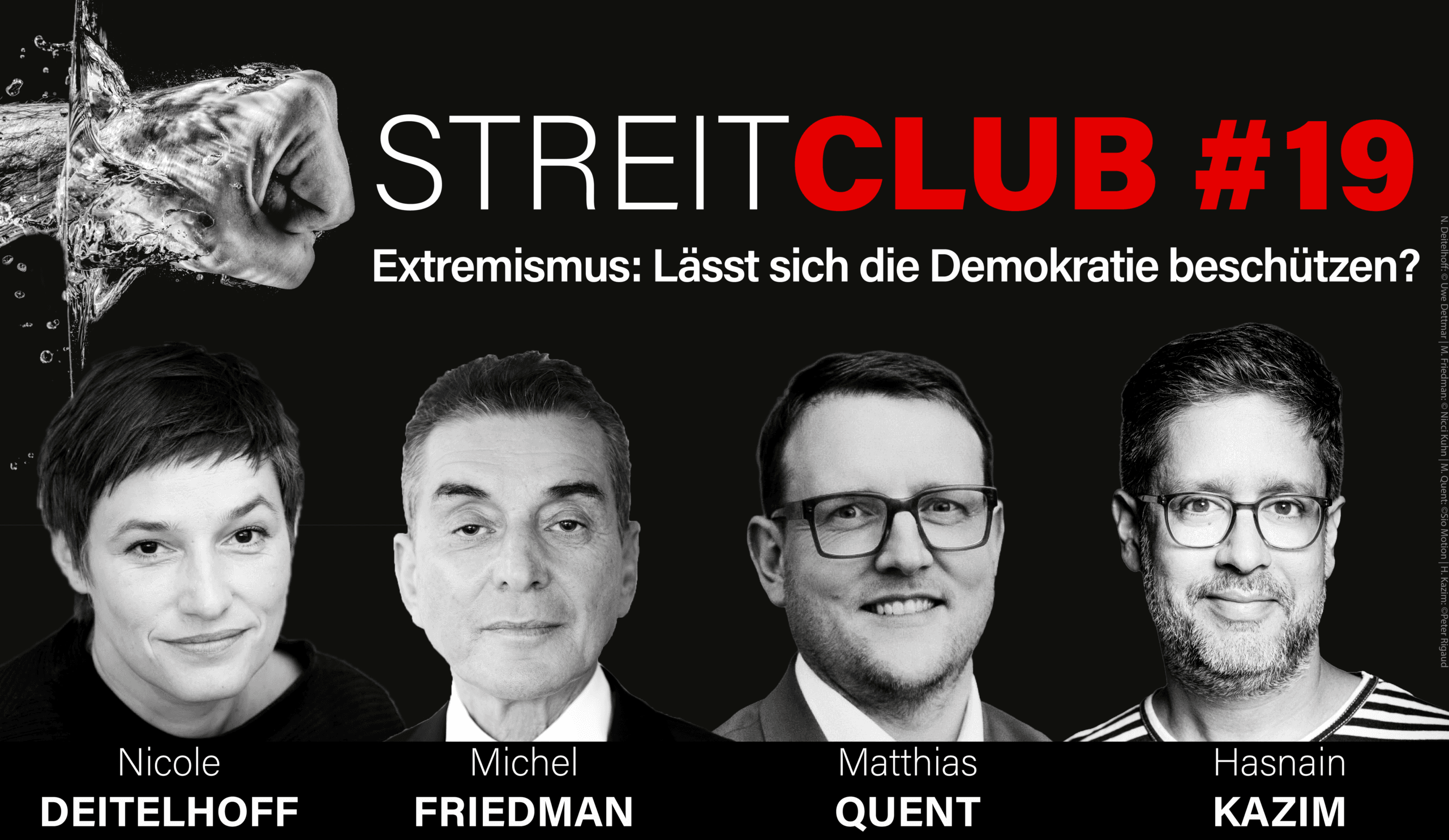 StreitClub #19 – Extremismus: Lässt sich die Demokratie beschützen?