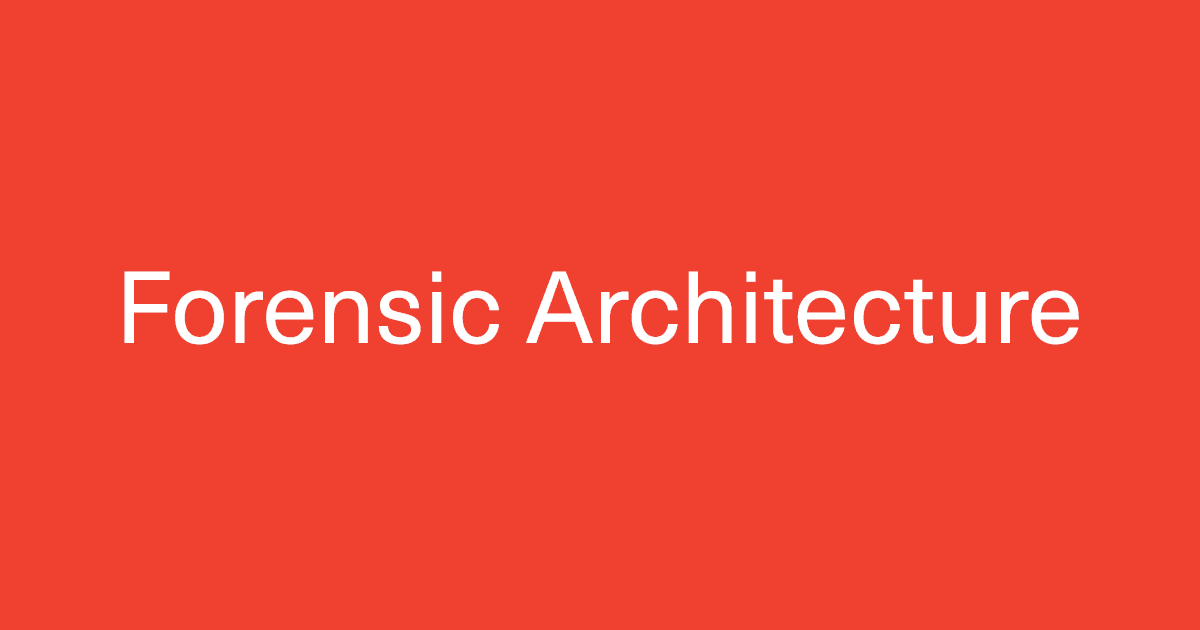 Forensic Architecture logo