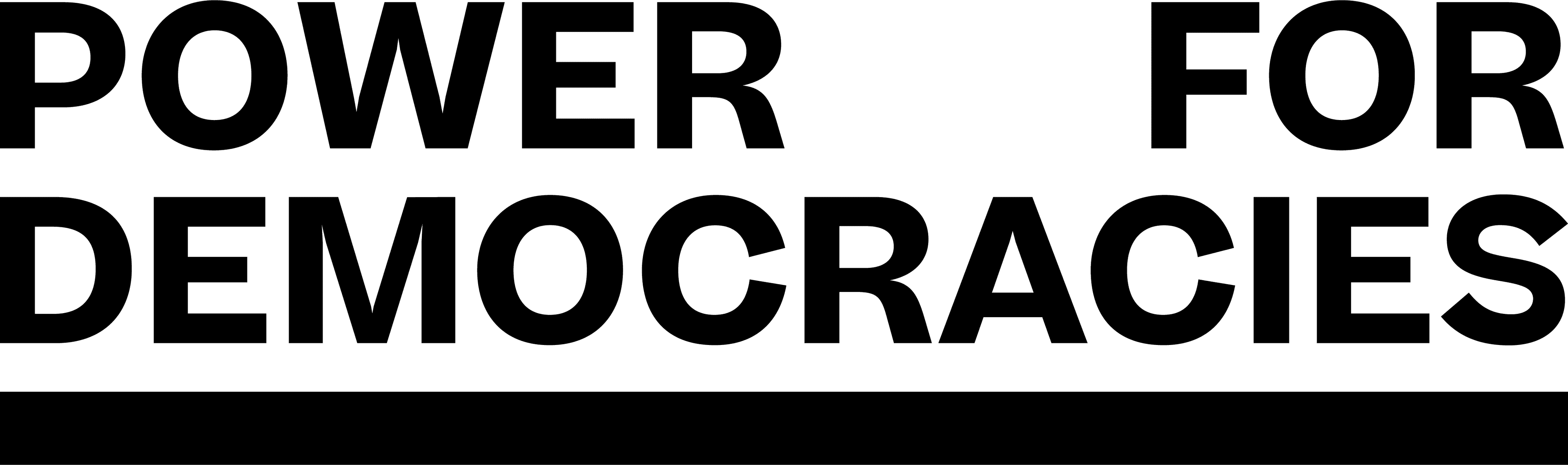 POWER FOR DEMOCRACIES logo