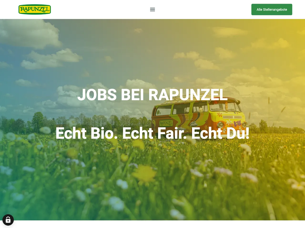 Karriereseite von Rapunzel Naturkost